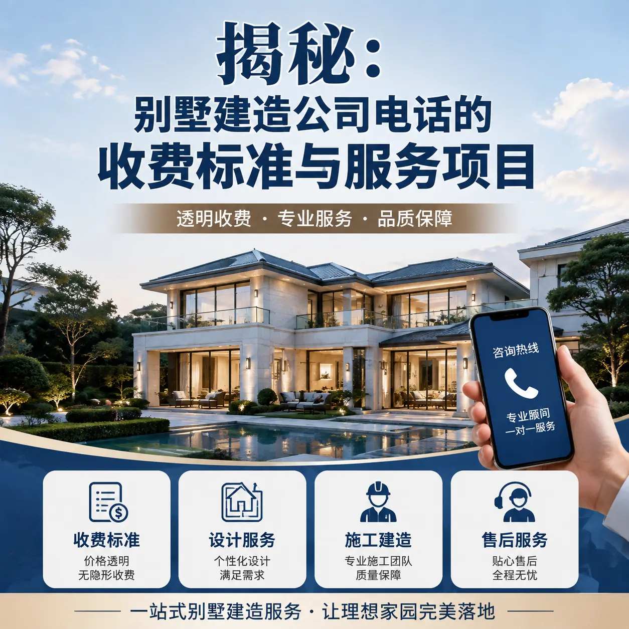 揭秘：黔西南别墅建造公司电话的收费标准与服务项目