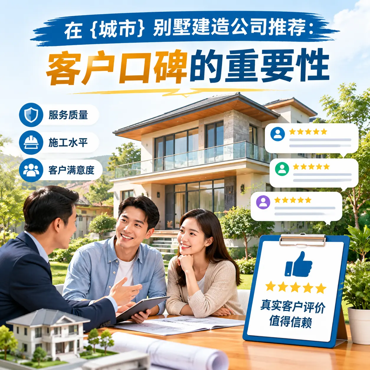在 黔西南 别墅建造公司推荐:客户口碑的重要性