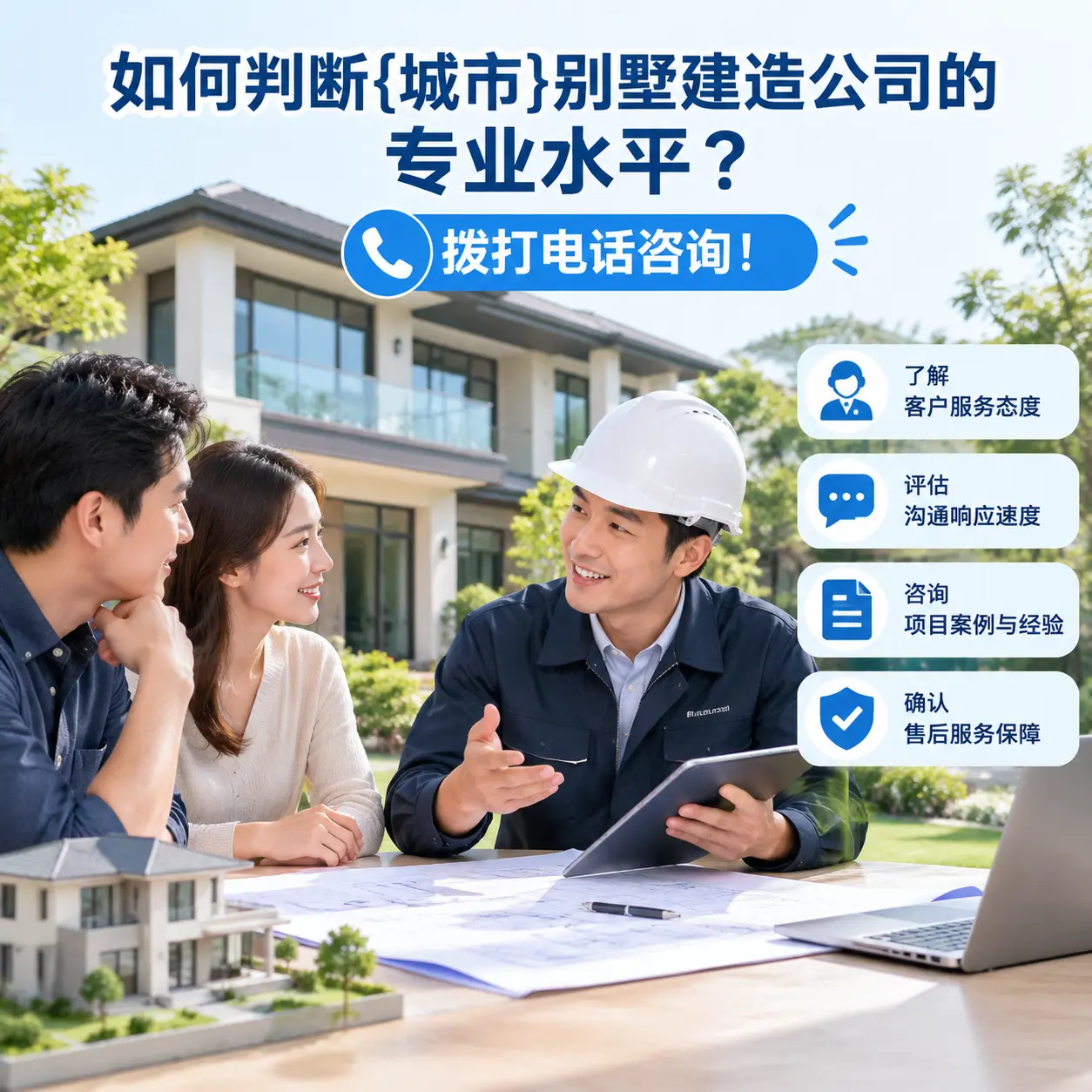 如何判断黔西南别墅建造公司的专业水平?拨打电话咨询!